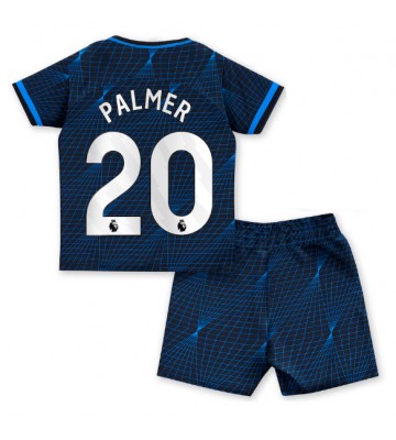 Chelsea Cole Palmer #20 Segunda Equipación Niños 2023-24 Manga Corta (+ Pantalones cortos)